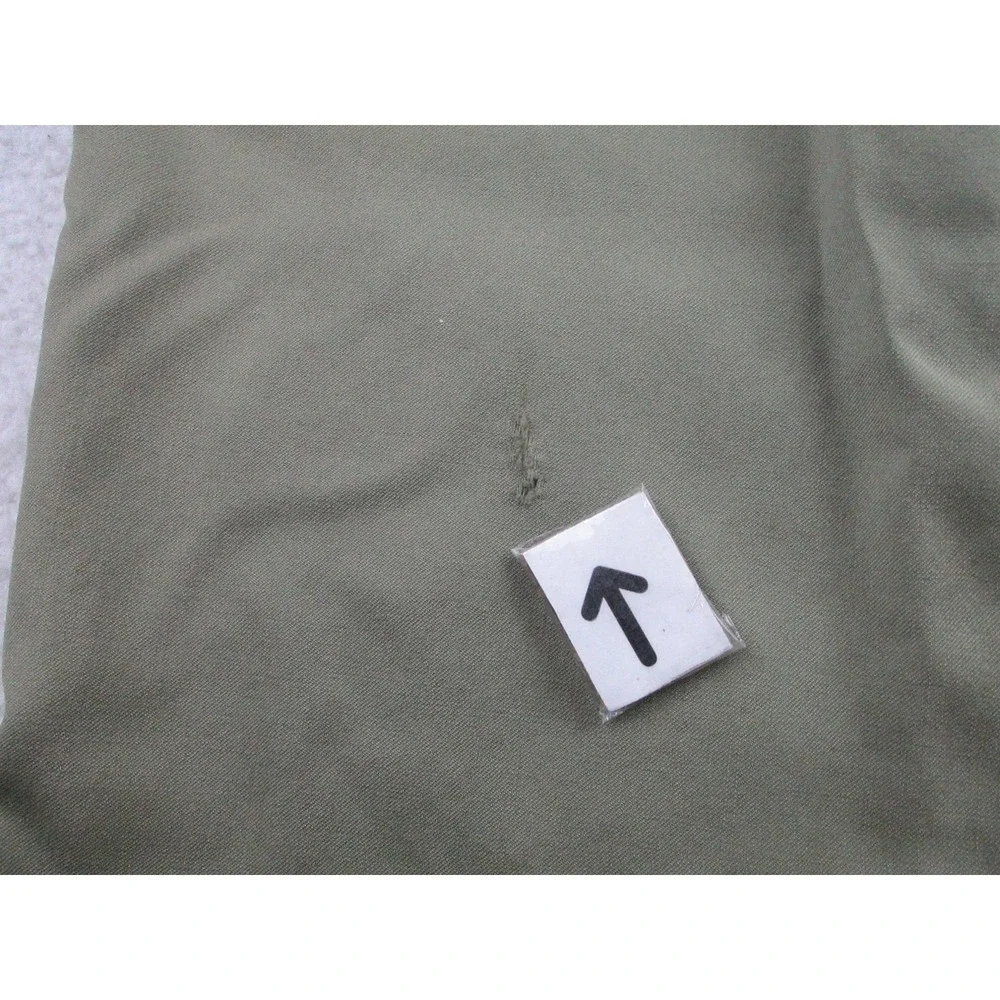 Yves Saint Laurent‎ Pants Mens 38x30 Olive Green Pleated Cuffed Dress Trousers